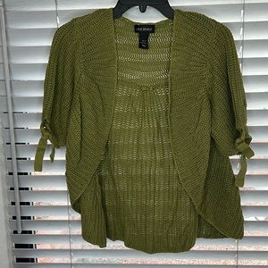 Knitted Green Cardigan